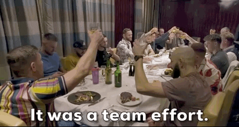 Teamwork Makes The Dream Work Team Celebration GIF