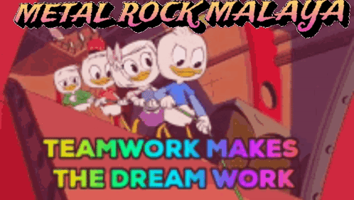 Teamwork Meme Ducks Working Together GIF