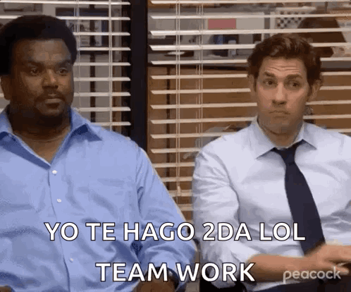Teamwork Meme Two Guys GIF