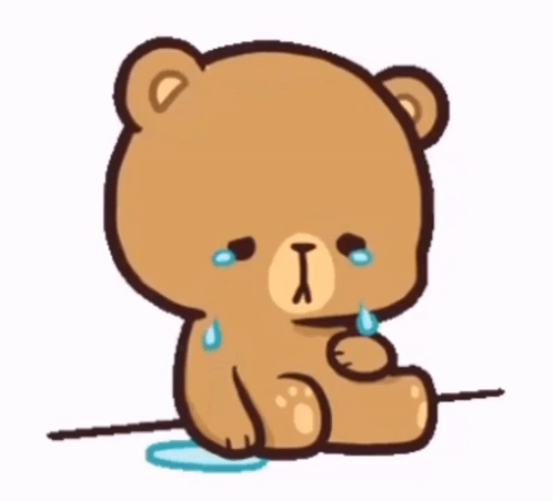 Tearful Teddy Bear Kangen Papih Dhnny GIF