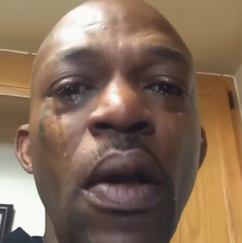 Tears Falling Sad Man Meme GIF