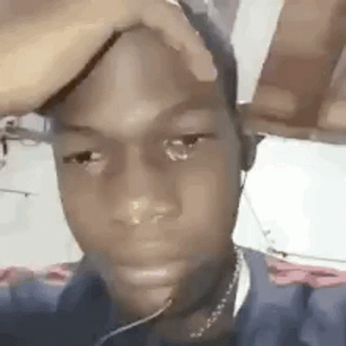 Sad Man Shedding Tears Meme GIF