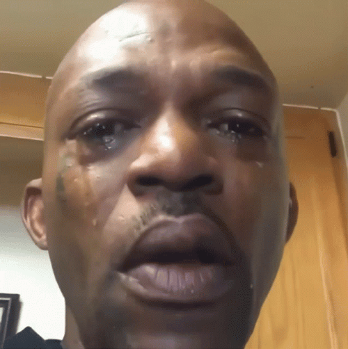Tears Falling Sad Man Meme GIF