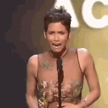 Tears Of Joy Reaction While Taking Awards GIF
