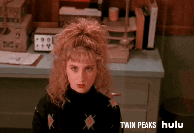 Teasing Kimmy Robertson Twin Peaks GIF
