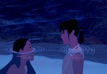 Teasing Water Play Friends Pocahontas GIF