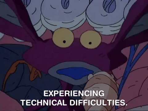 Technical Difficulties Monster Nicksplat GIF