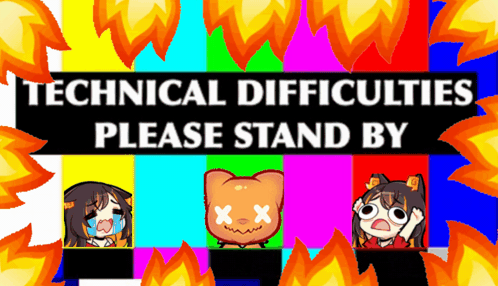 Technical Difficulties Sinder Scuff GIF