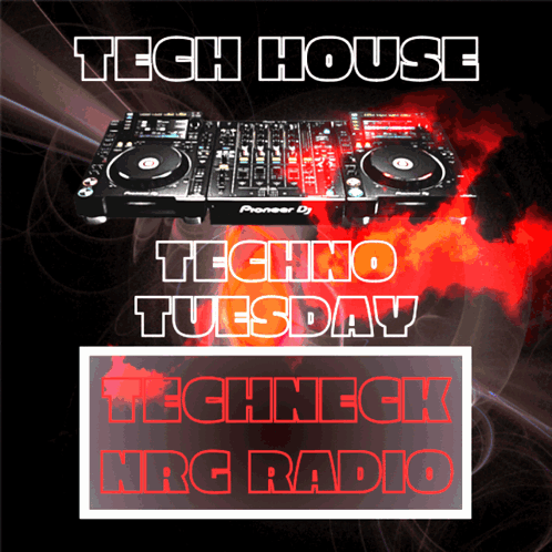 Techno Tuesday Pioneer DJ Poster