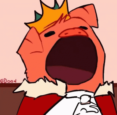 Technoblade Cartoon Being A Cry Baby GIF