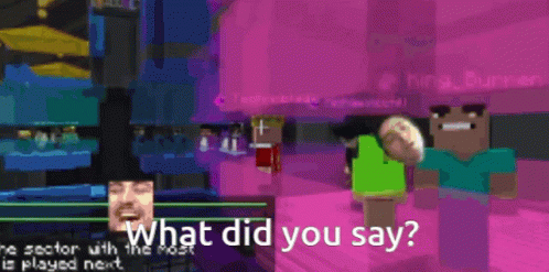 Technoblade Minecraft What Did You Say GIF