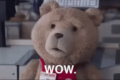 Ted The Bear Wow GIF