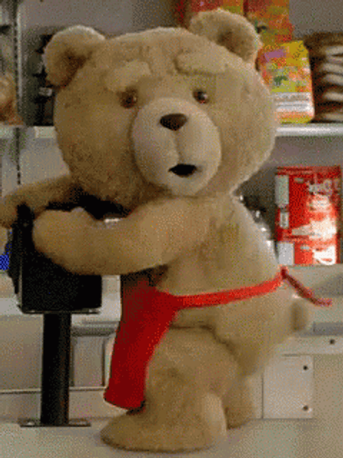 Ted Dancing With Apron GIF