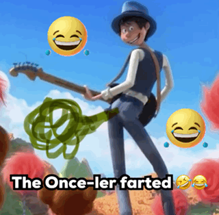 Ted Farted And Got The Onceler Laughed So Loud GIF