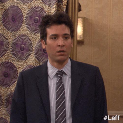 Ted Himym Nervous Sweat GIF