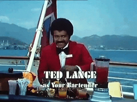 Ted Lance As Your Bartender GIF