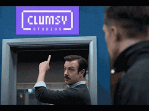 Ted Lasso Believe Sign Replaced With Clumsy GIF