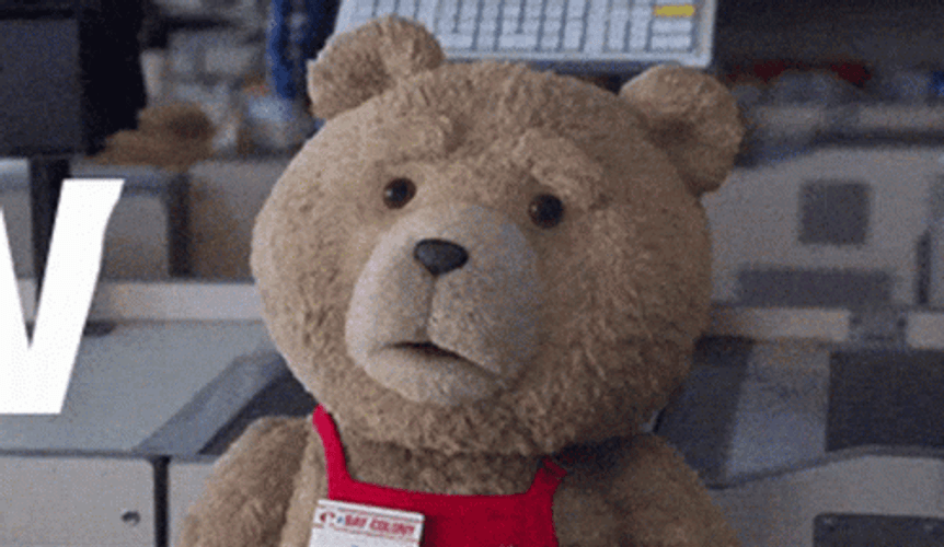 Ted Looking Amazed Wow GIF