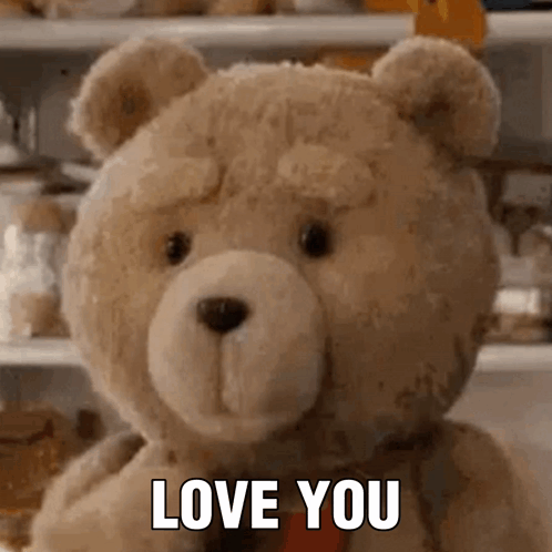 Ted Love Ya Flying Kiss GIF