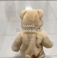 Ted Running Looking For Mama GIF