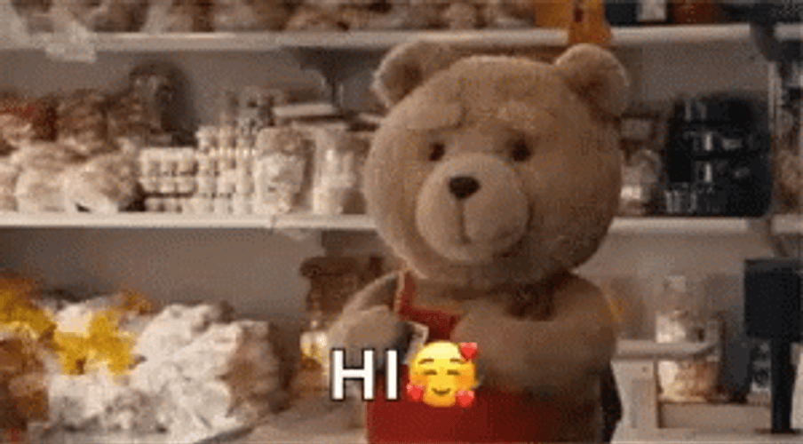 Ted Waving Hi GIF