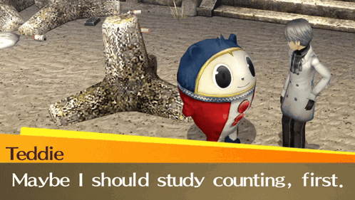 Teddie Saying Maybe I Should Study Counting First GIF