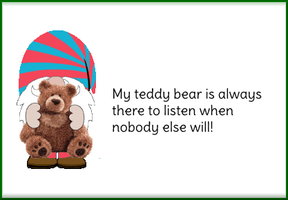 Teddy Bear Quotes Sticker GIF