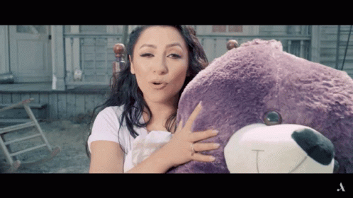 Teddy Bear Beomlilac Slap Hit GIF