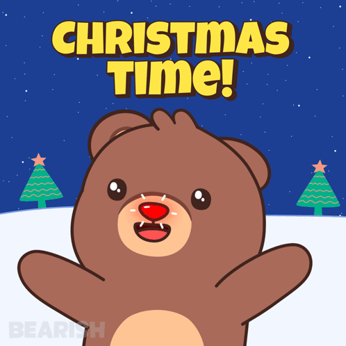 Teddy Bear Christmas Time