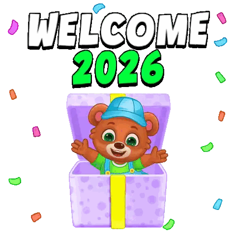 Teddy Bear Coming Out of Gift Box