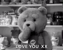 Teddy Bear Covering Mouth