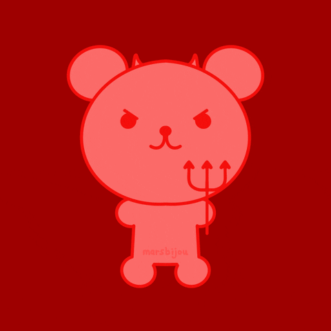 Teddy Bear Demon GIF