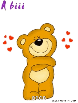 Teddy Bear Giving Big Hug GIF