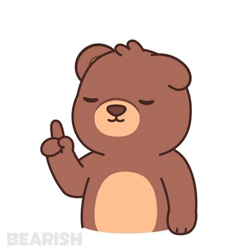 Teddy Bear Giving Middle Finger Bearish