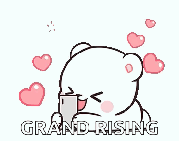 Teddy Bear Holding Cell Phone Surrounded By Hearts GIF