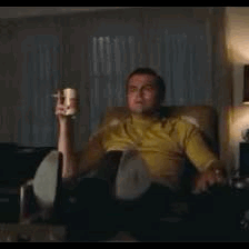 Teddy Bear Holding Flag And Megaphone GIF