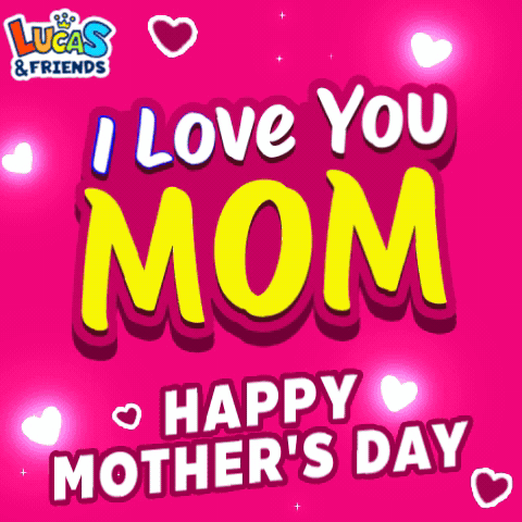 Teddy Bear Holding Heart Happy Mother's Day GIF