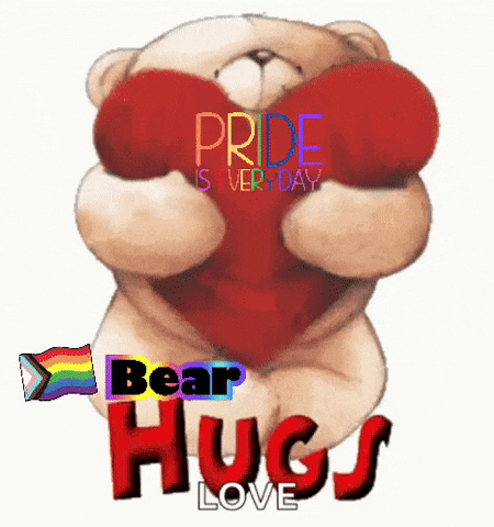 Teddy Bear Holding Heart Pride Is Everyday