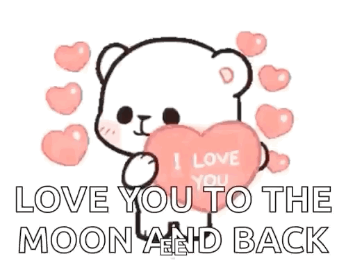Teddy Bear Holding Heart Saying I Love You