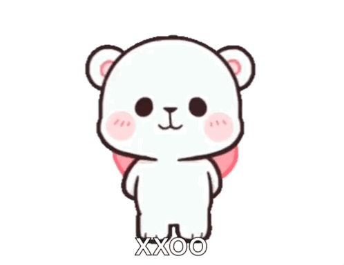 Teddy Bear Holding Pink Heart Saying I Love You