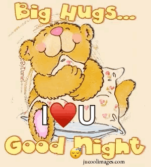 Teddy Bear Hugging Pillow