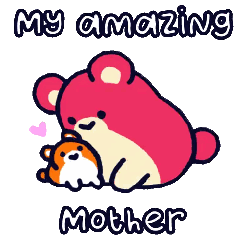 Teddy Bear Hugging Smaller Teddy Bear My Amazing Mother