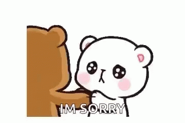 Teddy Bear Hugging Sorry