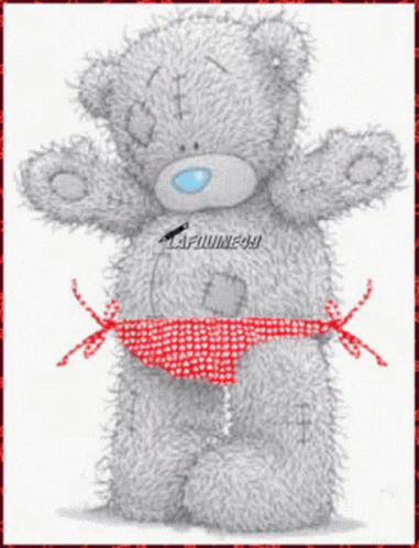 Teddy Bear in Red Bikini lafiune49