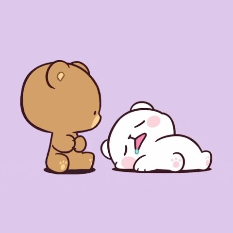 Teddy Bear Kissing Another Teddy GIF