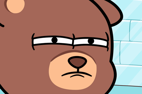 Teddy Bear Making Funny Face