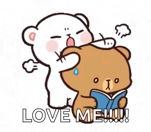 Teddy Bear Reading Love Me Book