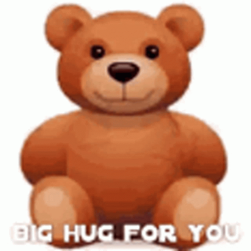 Teddy Bear Saying Big Hug For You