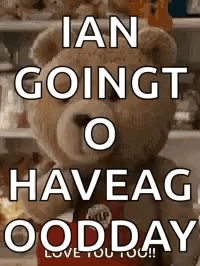 Teddy Bear Saying Good Day GIF