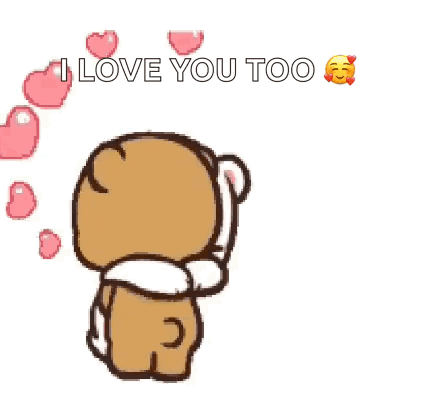 Teddy Bear Saying I Love You